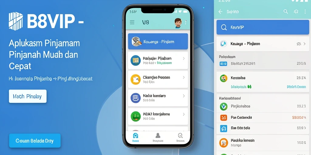 Antarmuka B8VIP yang sederhana dan mudah digunakan.