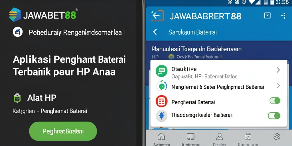 Tampilan antarmuka JAWABET88 yang intuitif dan mudah digunakan.